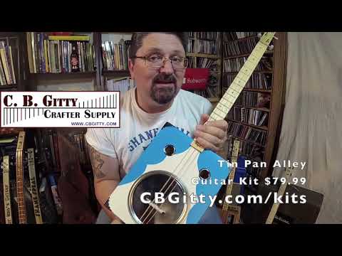 Tin Pan Alley Kit from CBGitty com - The D.I.Y. 3-String Resonator Guitar