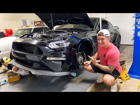 GAME CHANGER!! Installing MOST AGGRESSIVE 2018-2022 Mustang Front End Upgrades!!