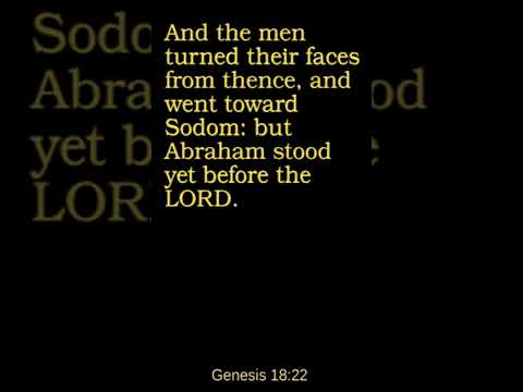 Genesis 18:22 - King James Version