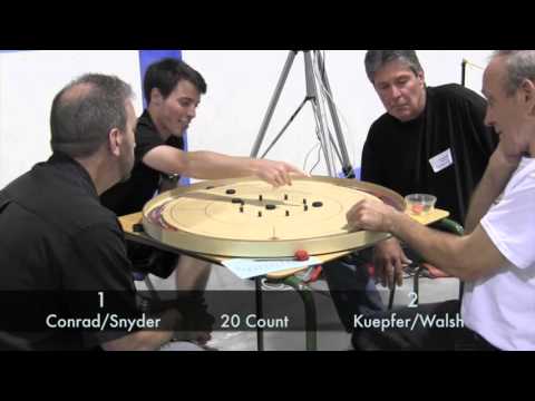 Crokinole 2015 World Championship - Doubles Walsh/Kuepfer v Conrad/Snyder