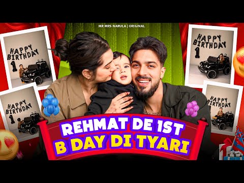 Rehmat Birthday Prep🫣😍 | 1 Year Photoshoot | @MrMrsNarula 