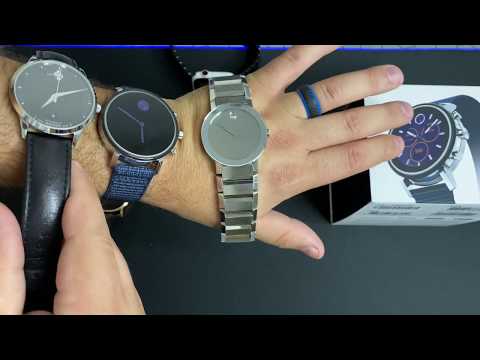 Movado Connect 2.0 Unboxing Setup and Traditional Watch Comparison
