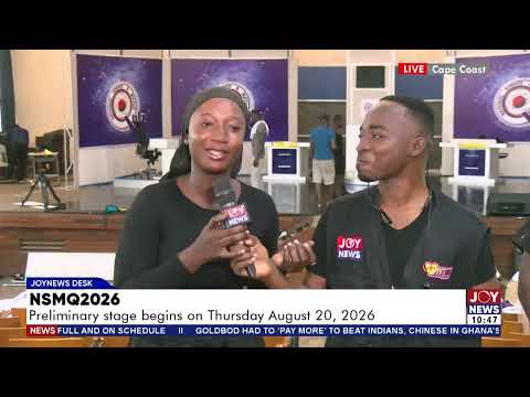 NSMQ 2026: Preliminary stage begins on Thursday, August 20, 2026