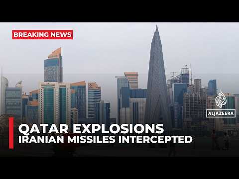 木曜日にカタールの首都ドーハで複数の大きな爆発音が響く (Several loud explosions heard across the Qatari capital Doha on Thursday)