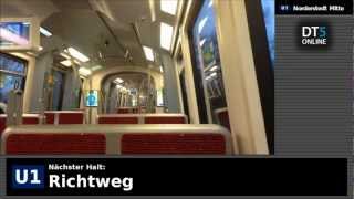 preview picture of video 'Mitfahrt im DT5 zwischen Garstedt und Norderstedt Mitte (U1)'