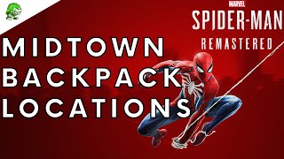 Marvel's Spider-Man Remastered Midtown Backpack Locations