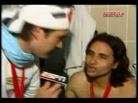 Bieler reportero de ESPN en la final de Libertadores