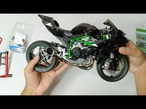 Kawasaki Ninja H2R Scale 1:6 | Smoke | key | throttle | Unboxing