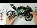 Kawasaki Ninja H2R Scale 1 6 Smoke Key Throttle Unboxing