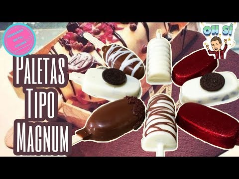 Paletas TIPO  MAGNUM Caseras / Pop Lace Video