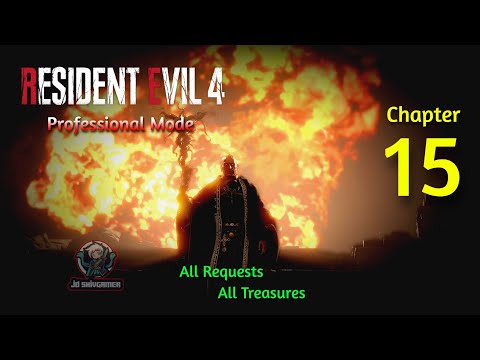 Resident Evil 4 Remake | Professional | Chapter 15 : Stronghold Assault & Mike’s Helicopter | 60FPS