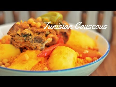 Traditional method of Tunisian Couscous