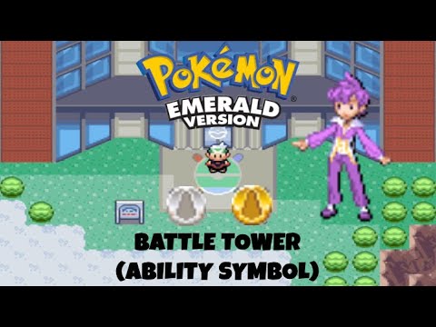 Pokémon Emerald Battle Tower Walkthrough – Silver & Gold Ability Symbols (No Commentary)