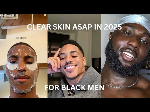 Unleash your glow:  Black men's skincare tips for normal, oily and dry skin in 2025