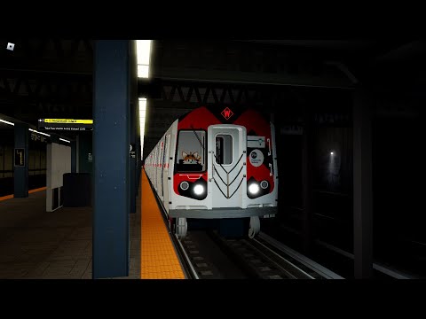 PTA Subway, Westpotat bound R160C-2 Redliner W Sup Exp at 39th Street Stock Exchange