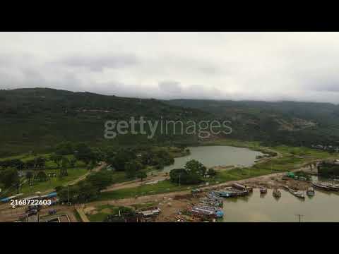 Aerial View of Niladri Lake: Serene Natural Retreat in Sunamganj, Sylhet, Bangladesh.