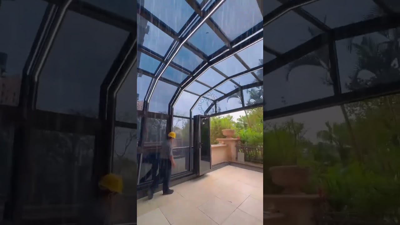 If you do this design in your yard, all your neighbors will want to do the same 🤣🤣#fyp #sunroom #t