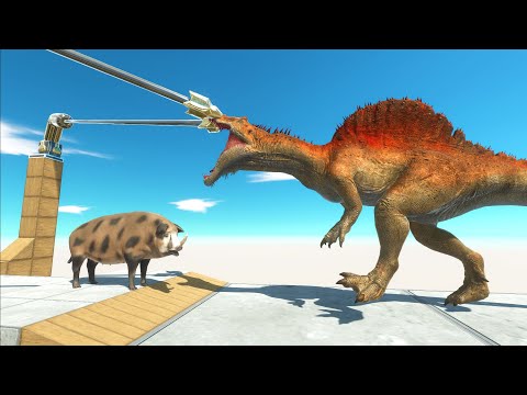 Giant Harpoon Combo Trap - Animal Revolt Battle Simulator