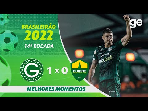 GOIÁS 1 X 0 CUIABÁ | MELHORES MOMENTOS | 14ª RODADA BRASILEIRÃO 2022 | ge.globo
