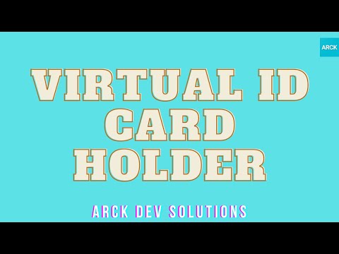 Virtual Id Card Holder video thumbnail