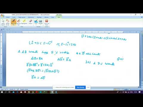 Incoming Sr.ICON-28-Apr-2020-MATHS-Matrices & determinants