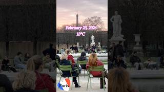 Today’s Paris 🇫🇷2026.02.23 春が近いてきたのかなぁ🌸公園でのんびりしたい午後✨　#parisfashion #パリ旅行  #フランス