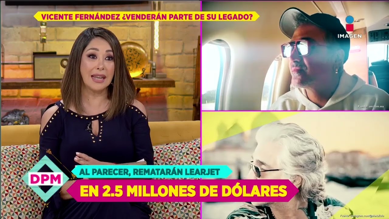 Rematan avión de Vicente Fernández en 2.5 millones de dólares | De Primera Mano