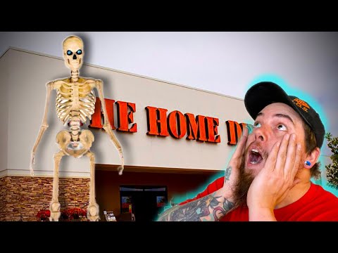 👻 NEW 12 Foot Home Depot Giant Skeleton | Unboxing | Set Up
