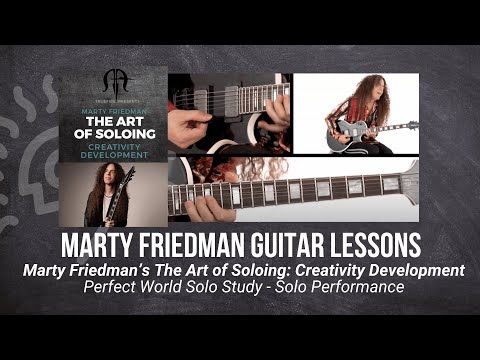 🎸 Marty Friedman Guitar Lesson - Perfect World Solo Study - Solo Performance - TrueFire