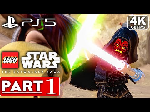 LEGO STAR WARS THE SKYWALKER SAGA Gameplay Walkthrough Part 1 FULL GAME [4K 60FPS] -  No Commentary