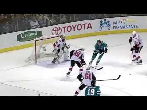 Tomas Hertl Goal vs OTT 12-09-17