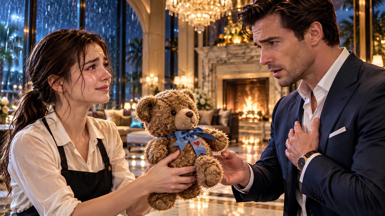The Billionaire Saw A Waitress Return His Son's Bear, What Happened Next Left Him In Tears