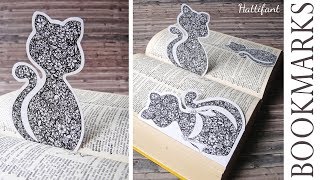Hattifant - Flower Cat Bookmarks