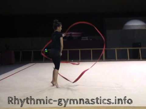 Natalia Garcia Ribbon Training Thiais GP 2013