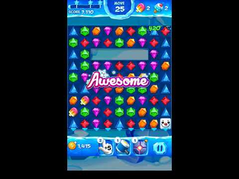 Jewel Pop Mania:Match 3 Puzzle Level 73 ( Jewel Ice Episode ) - Walkthrough ( No Booster )