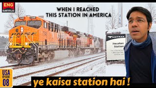 AMERICAN TRAINS | Why NOT popular like INDIAN RAILWAYS! - (Eng Sub) - USA ep. 8