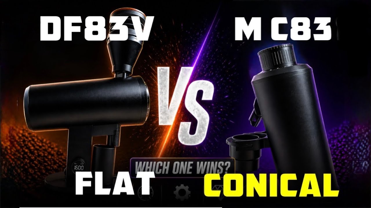 Flat vs Conical Burrs: DF83V Takes on Moshi C83