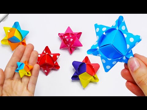 Paper christmas star Christmas paper crafts 2023