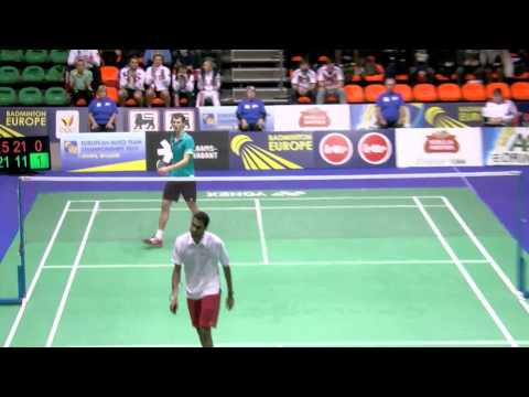 SF - MS - Vladimir Malkov (RUS) vs Rajiv Ouseph (ENG) - EMTC 2015