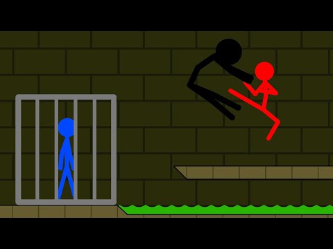 Stickman Animation: Watergirl AND Fireboy, Operation Rescue
