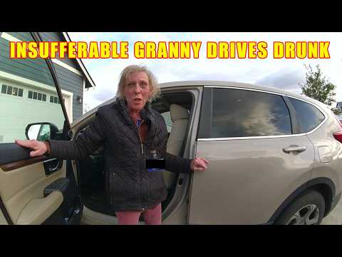 Insufferable Granny Arrested for Drunk Driving in Her Driveway