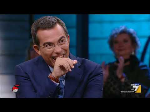 Gene Gnocchi and the portrait of Piero Angela