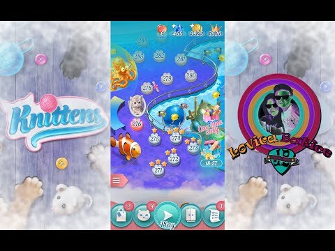 Knittens - Sweet Match 3 Puzzles & Adorable Kittens - Level 276 - 280 - Gameplay