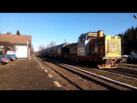 H337 sosește în Stația Putna cu Trenul R5625 Suceava-Putna 04.01.2023