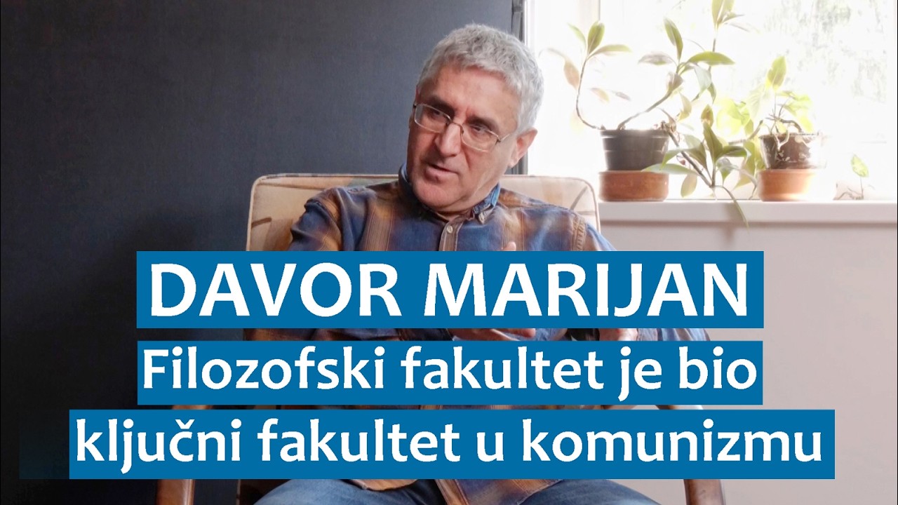 Davor Marijan: Filozofski fakultet je bio ključni fakultet u komunizmu