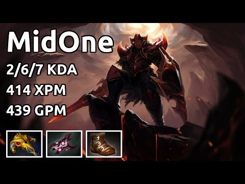 Dota 2 MidOne - Dragon Knight highlights - Game 2881643531