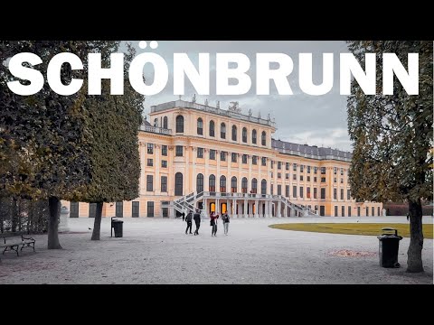 Caminhada em Viena, Parque Schönbrunn, outubro de 2023 | 4K HDR