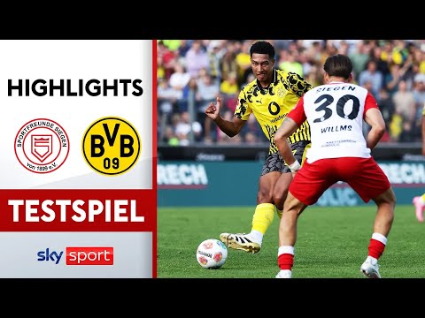 ALLE 9 TORE! BVB überrennt Siegen! | Sportfreunde Siegen vs. Borussia Dortmund | Highlights