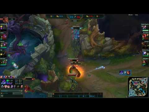 Khazix triple kill and stopping baron