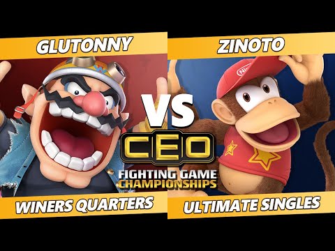 CEO 2021 Winners Quarters - Zinoto (Diddy Kong) Vs. Glutonny (Wario) SSBU Ultimate Tournament